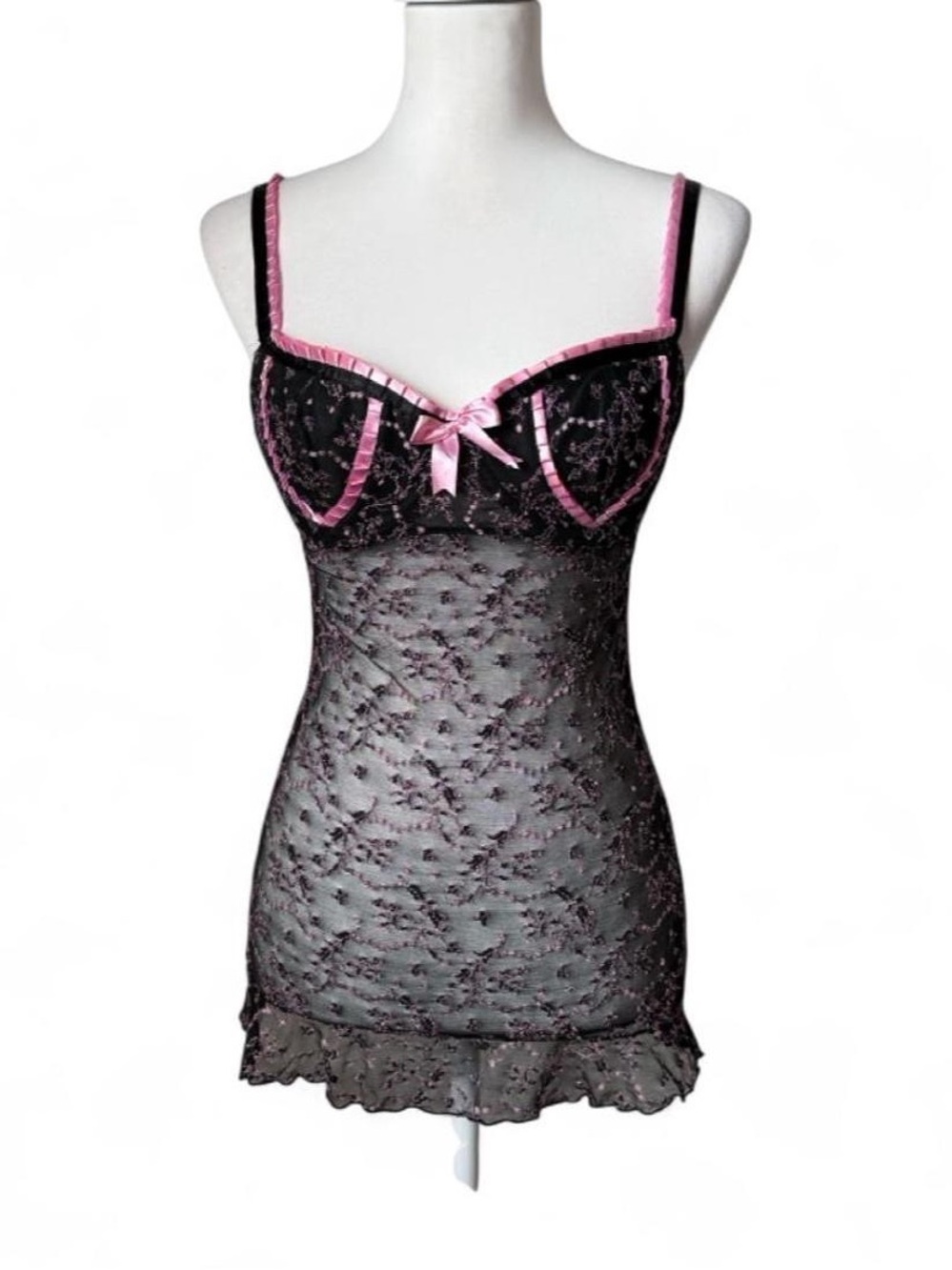 Y2K Rampage Lace Slip